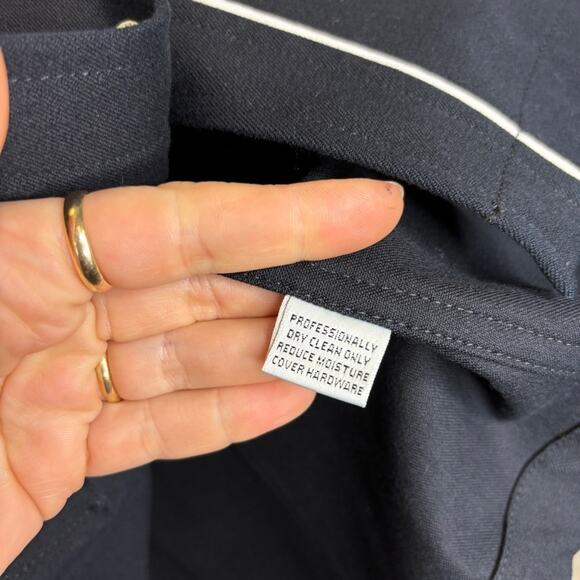 St. John Sport Vintage Snap Front Shirt Jacket Black - Picture 9 of 9